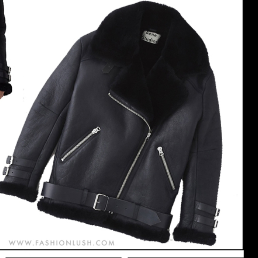 Forever 21 Black Faux Leather Jacket - S